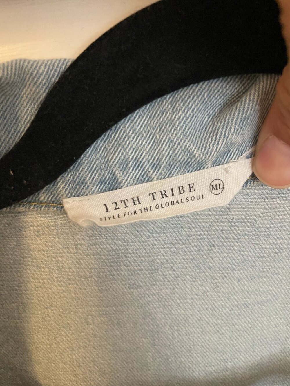 12th Tribe Hendrix Short Denim Romper - M/L - Picture 6 of 6